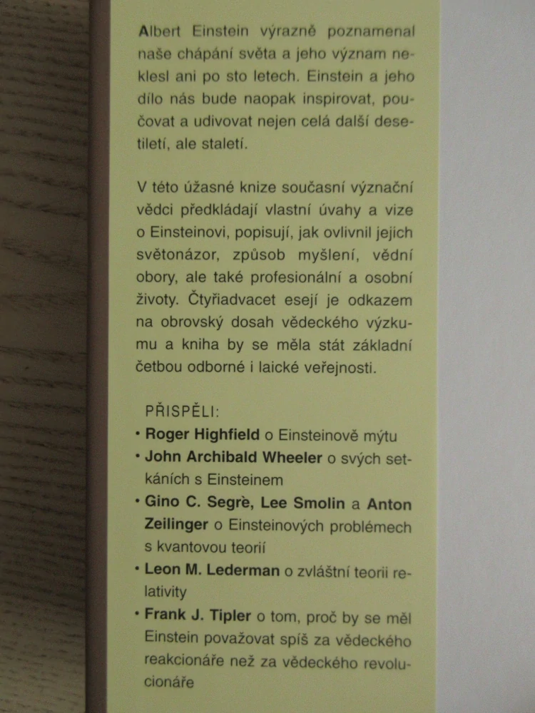 MŮJ EINSTEIN, JOHN BROCKMAN, **an