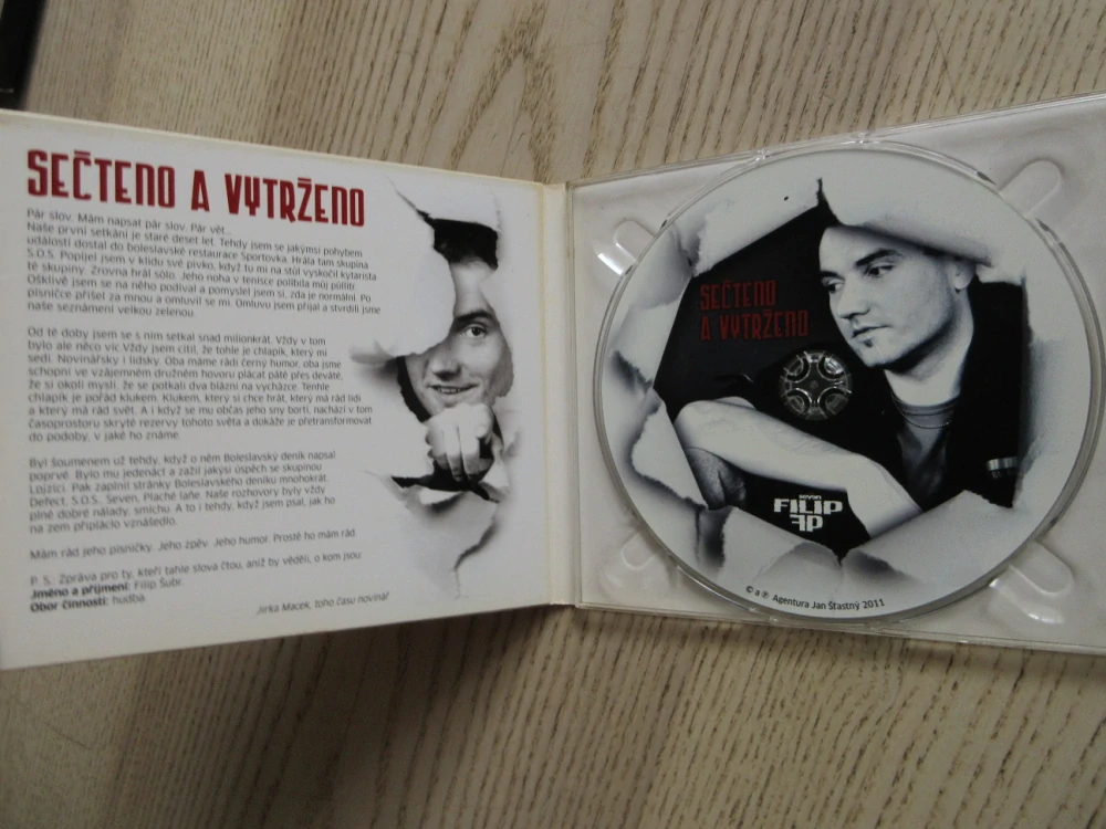 SEČTENO A VYTRŽENO, FILIP 7P, CD HUDBA