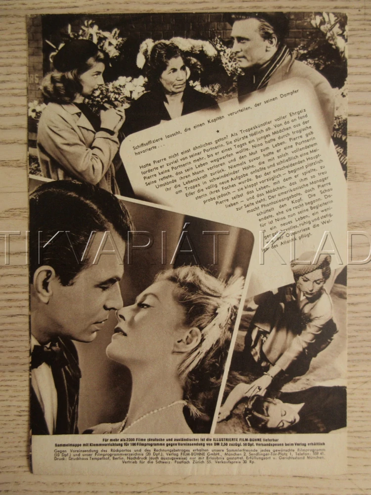 PŘÍBĚH TŘÍ LÁSEK, P. ANGELI, E. BARRYMORE, BIO PROGRAM Č. 2188