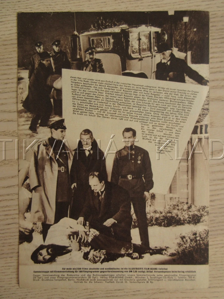 RASPUTIN, P. BRASSEUR, I. MIRANDA, BIO PROGRAM Č. 2449