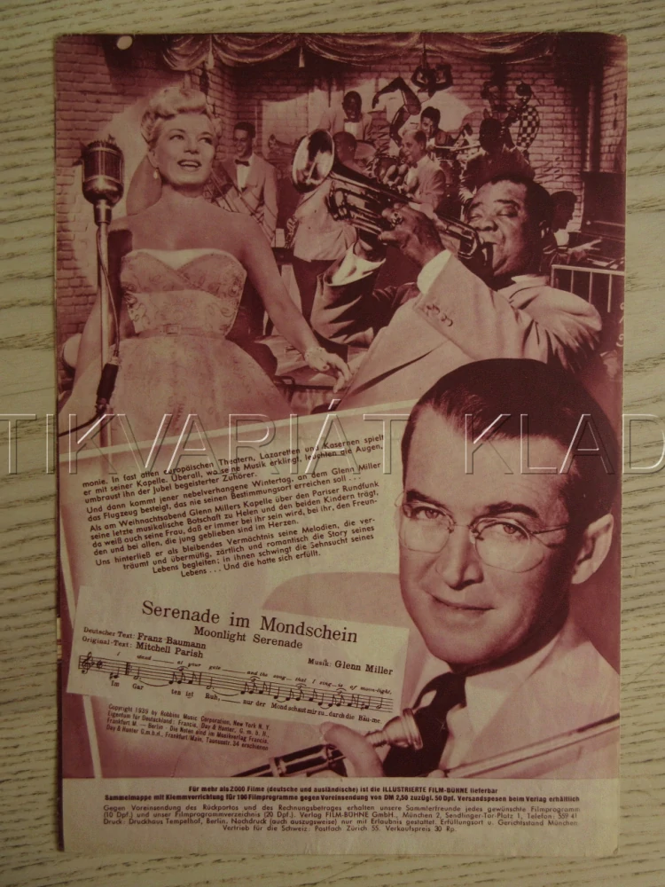 PŘÍBĚH GLENNA MILLERA, J. STEWART, J. ALLYSON, CH. DRAKE, BIO PROGRAM Č. 2480