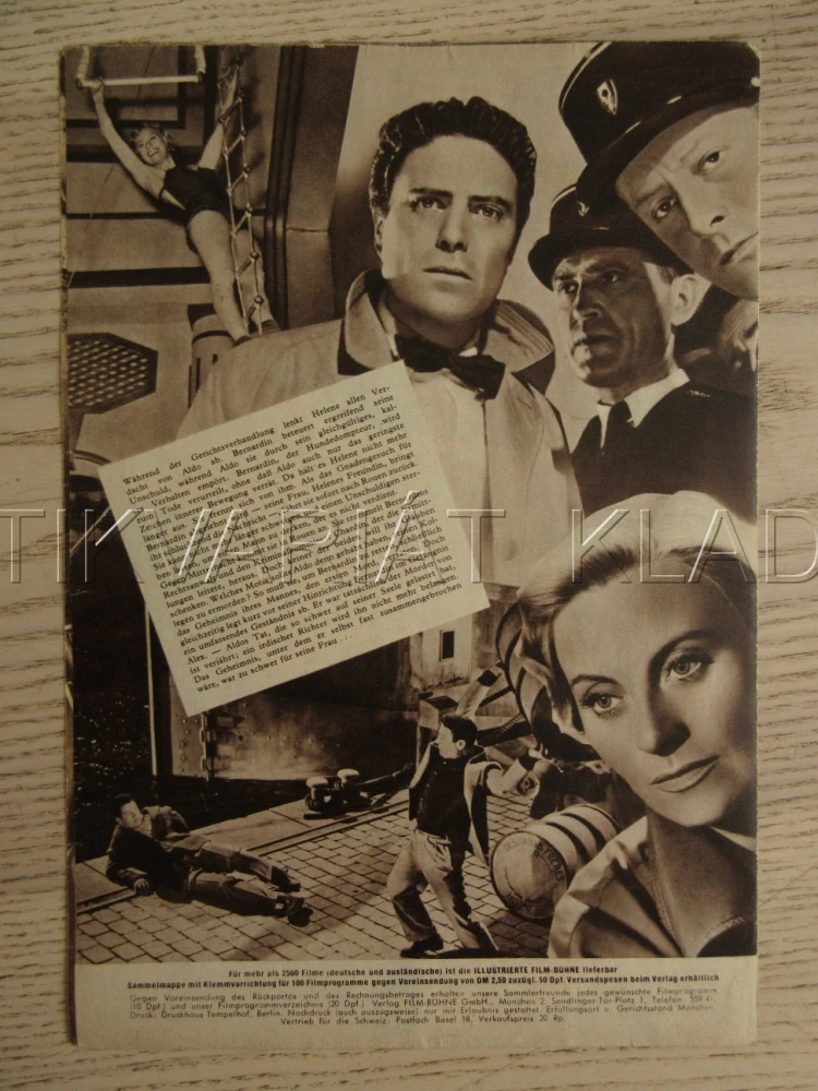OBSSESION, M. MORGAN, R. VALLONE, J. GAVEN, BIO PROGRAM Č. 2694