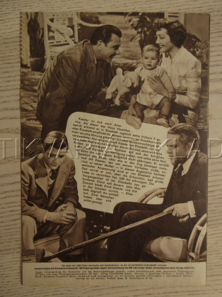 ZÍTRA JE NAVŽDY, O. WELLES, C. COLBERT, G. BRENT, BIO PROGRAM Č. 2895