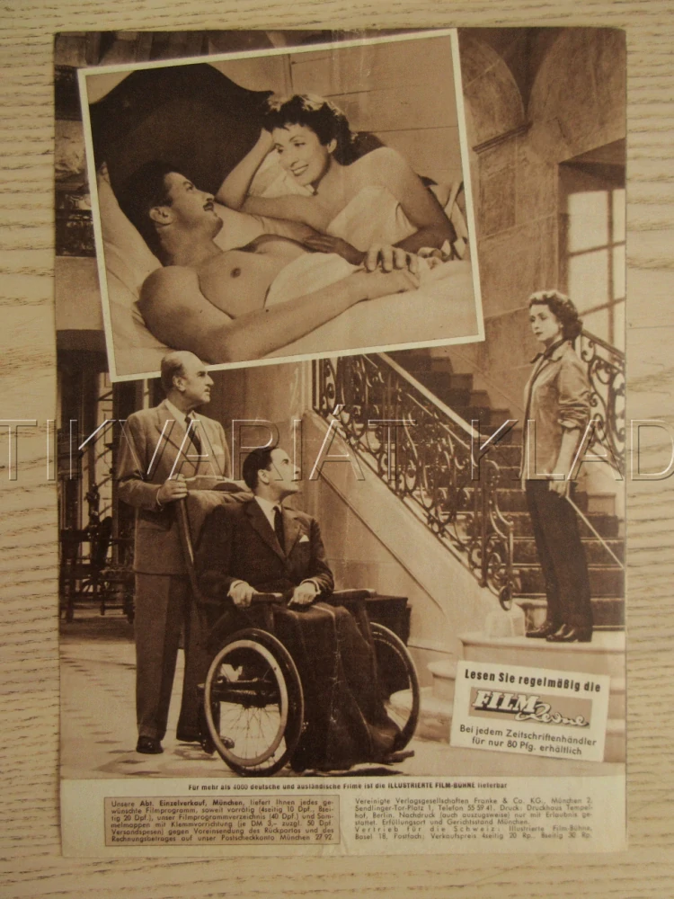 L'AMANT DE LADY CHATTERLEY, D. DARRIEUX, L. GENN, E. CRISA, BIO PROGRAM Č. 3199