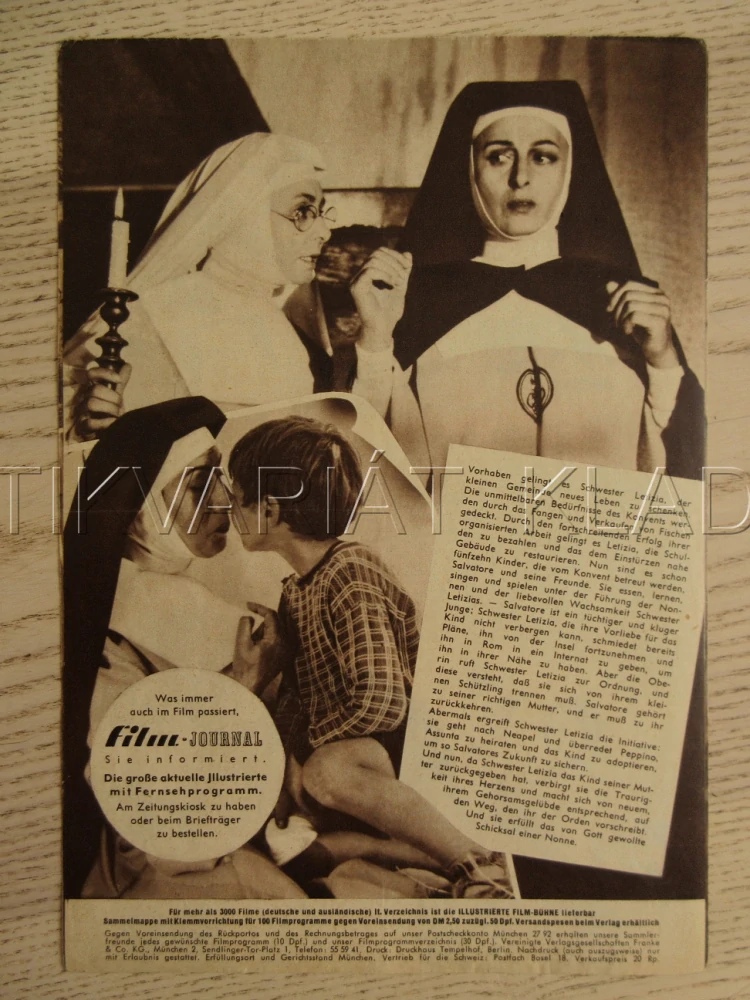 SUOR LETIZIA, A. MAGNANI, E. R. DRAGO, P. BOCCIA, BIO PROGRAM Č. 3711