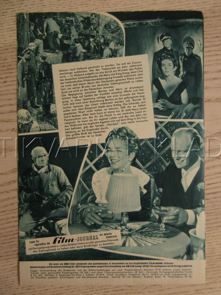 LONDRA CHIAMA POLO NORD, D. ADDAMS, C. JÜRGENS, R. DELTGEN, BIO PROGRAM Č. 3740