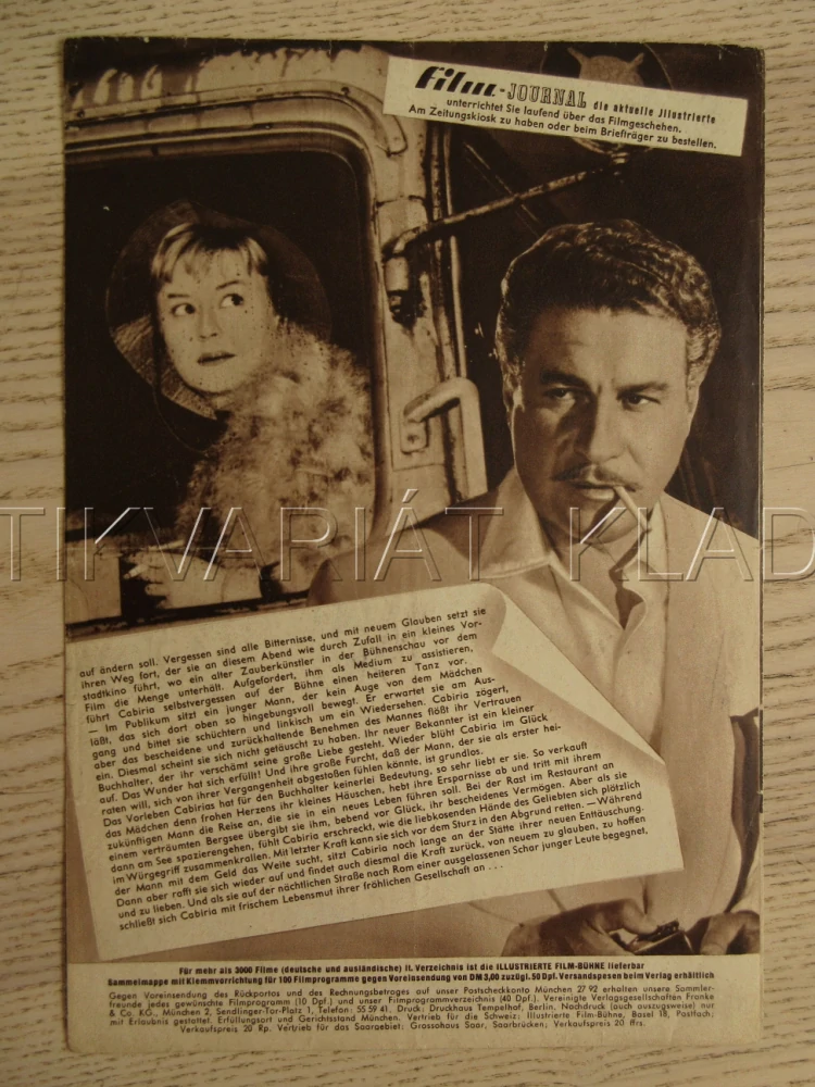 CABIRIINY NOCI, G. MASINA, F. PERIER, D. GRAY, BIO PROGRAM Č. 3939