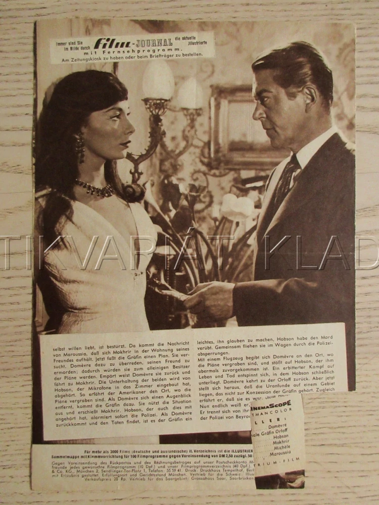 LA CHÂTELAINE DU LIBAN, J. C. PASCAL, J. SERVAIS, L. PAOLUCCI, BIO PROGRAM Č. 4011