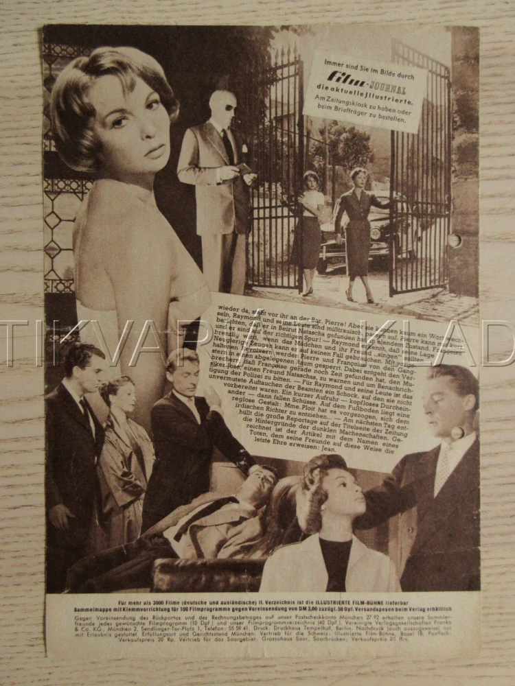 CARGAISON BLANCHE, F. ARNOUL, R. FAURE, J. C. MICHEL, BIO PROGRAM Č. 4171