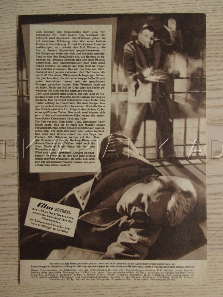 NEZNÁMÝ V POZADÍ, A. AIMÉE, P. LOUIS, P. MONDY, BIO PROGRAM Č. 4180