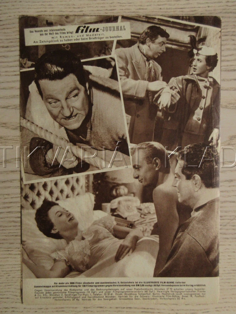 PAŘÍŽSKÝ VZDUCH, J. GABIN, ARLETTY, F. LULLI, BIO PROGRAM Č. 4452
