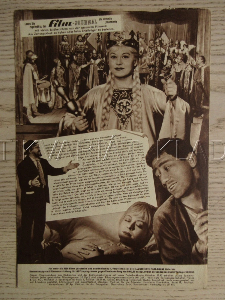 FORTUNELLA, G. MASINA, P. DOUGLAS, A. SORDI, BIO PROGRAM Č. 4454