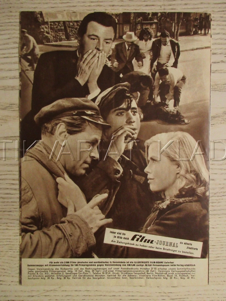 DON VESUVIO UND DAS HAUS DER STROLCHE, IL BACIO DEL SOLE, O. W. FISCHER, I. STEHN, CH. WOLFF, BIO PROGRAM Č. 4553