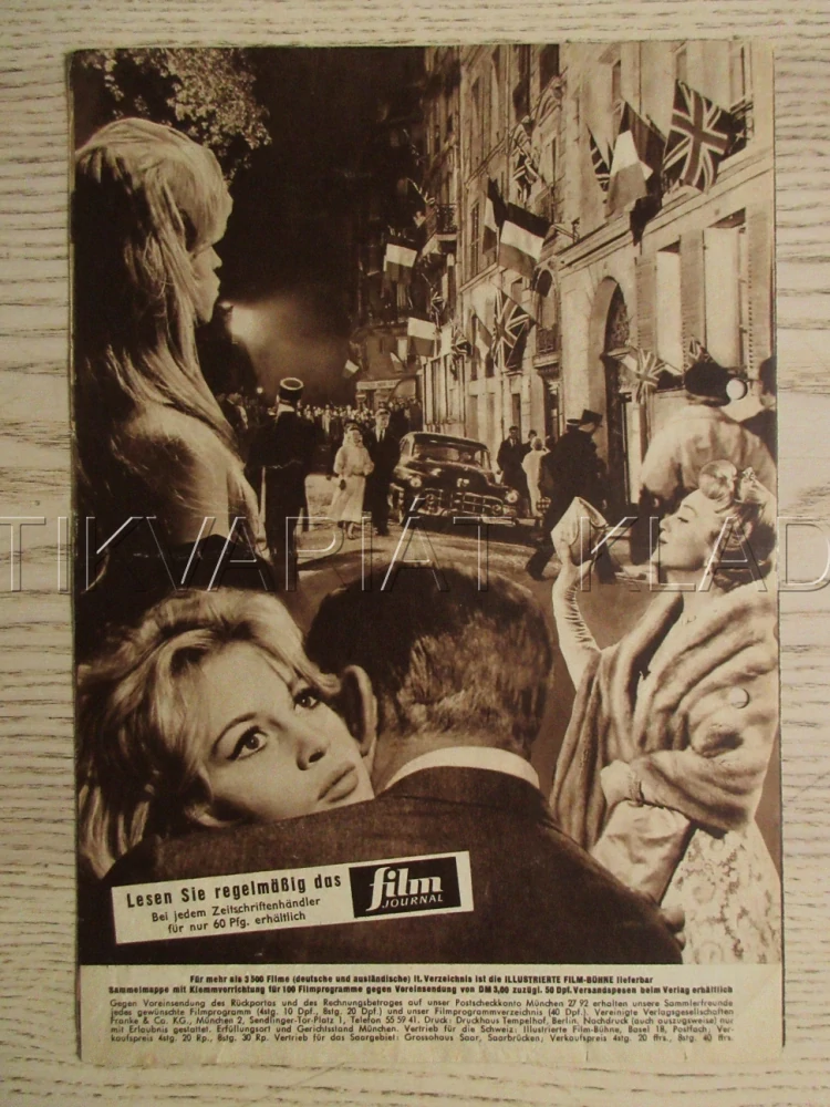 V PŘÍPADĚ NEŠTĚSTÍ, J. GABIN, B. BARDOT, G. FONTAN, BIO PROGRAM Č. 4652