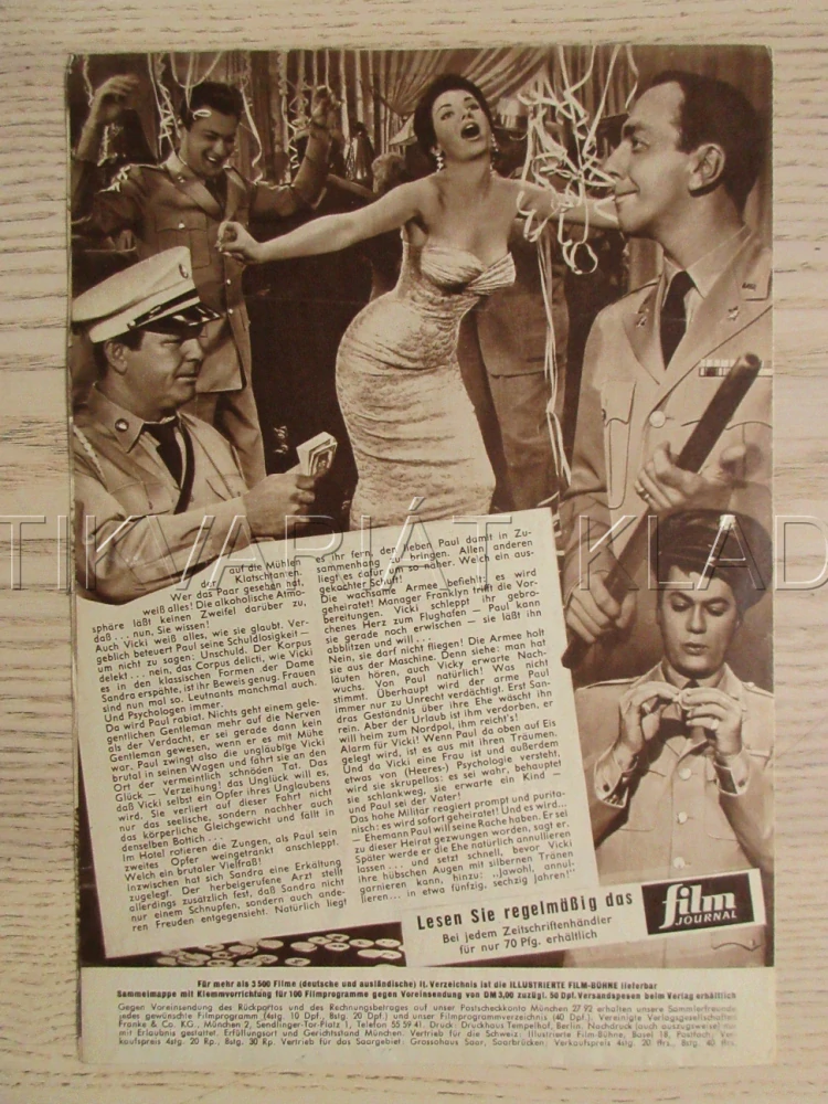 THE PERFECT FURLOUGH, T. CURTIS, J. LEIGH, L. CRISTAL, BIO PROGRAM Č. 4704