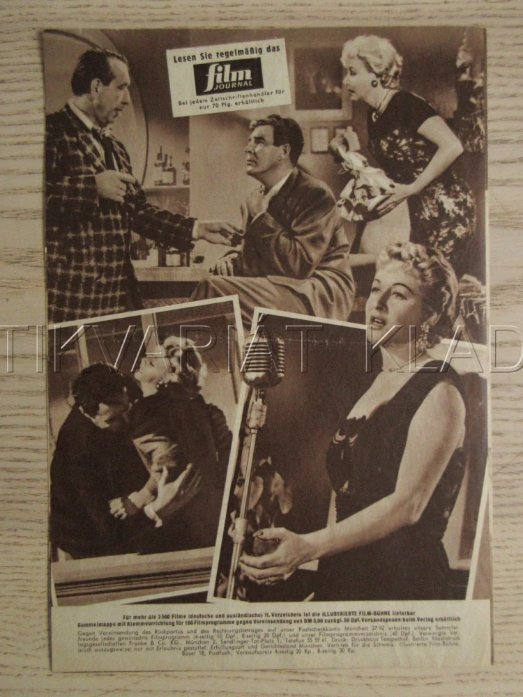 THE MAN WHO DIED TWICE, R. CAMERON, V. RALSTON-HRUBÁ, M. MAZURKI, BIO PROGRAM Č. 4942