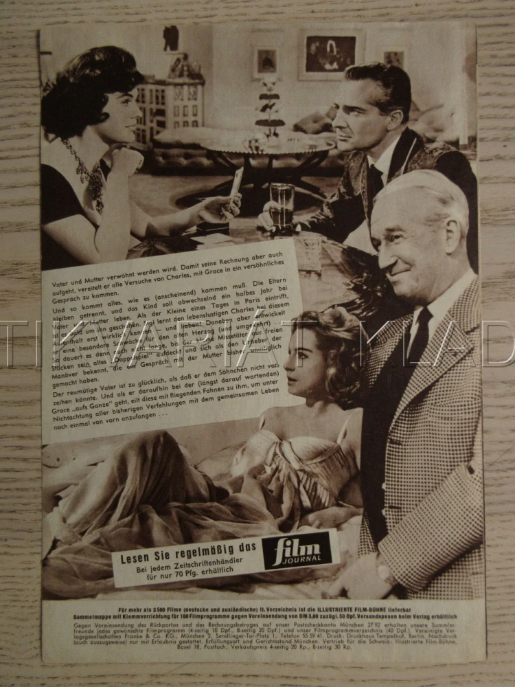 COUNT YOUR BLESSINGS, D. KERR, R. BRAZZI, M. CHEVALIER, BIO PROGRAM Č. 4954