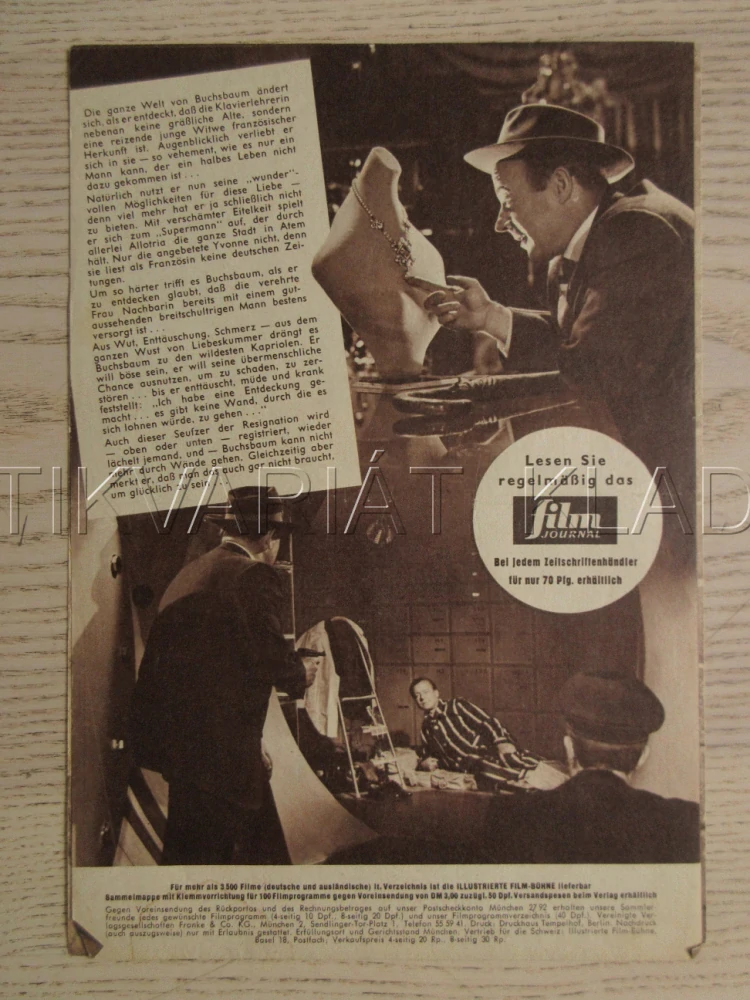NEBOJTE SE ZDÍ, H. RÜHMANN, N. COURCEL, R. VOGEL, BIO PROGRAM Č. 5016