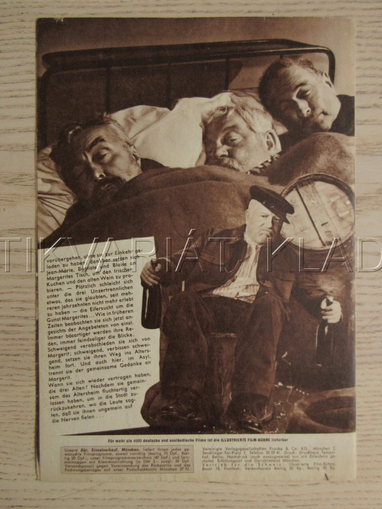 STARÁ GARDA, J. GABIN, P. FRESNAY, NOEL-NOEL, BIO PROGRAM Č. 5399
