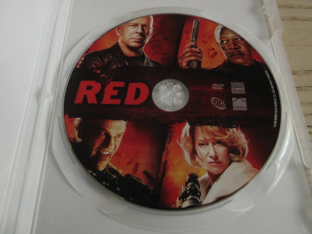 RED, B. WILLIS, M. FREEMAN, J. MALKOVICH, GB OBAL, DVD FILM