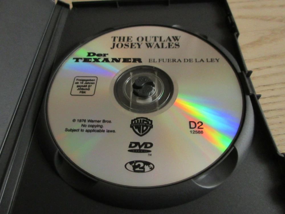 THE OUTLAW JOSEY WALES, C. EASTWOOD, GB OBAL, DVD FILM