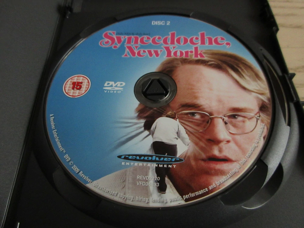 SYNECDOCHE, NEW YORK, GB OBAL, 2X DVD FILM