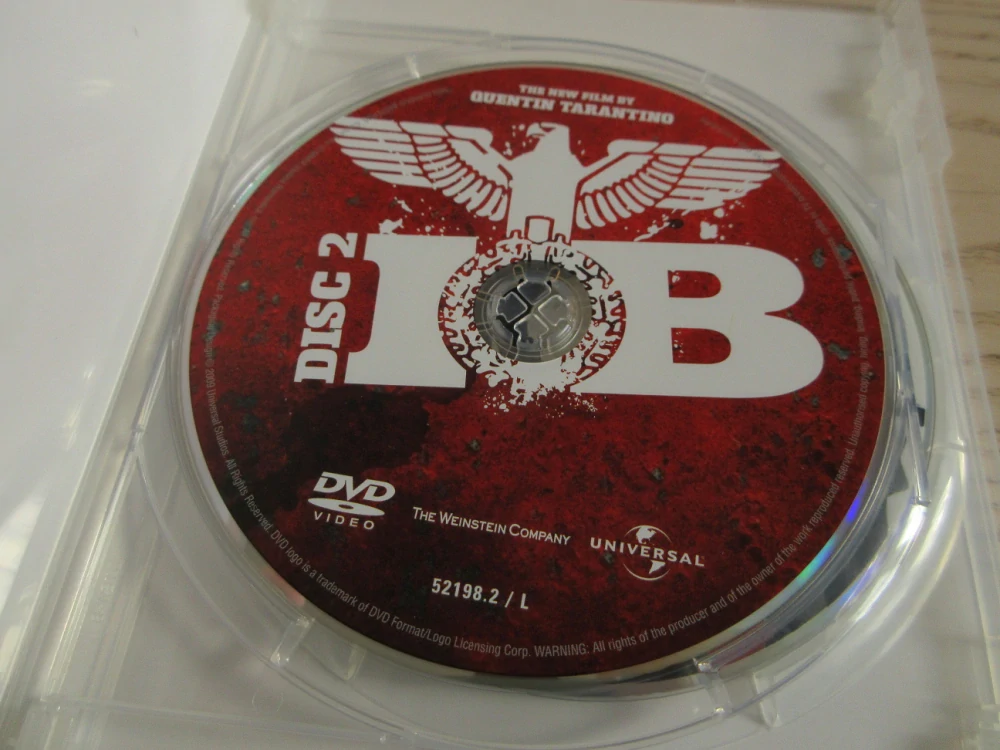 INGLORIOUS BASTERDS, R: Q. TARANTINO, B. PITT, CH. WALTZ, D. KRUGER, GB OBAL, 2X DVD FILM