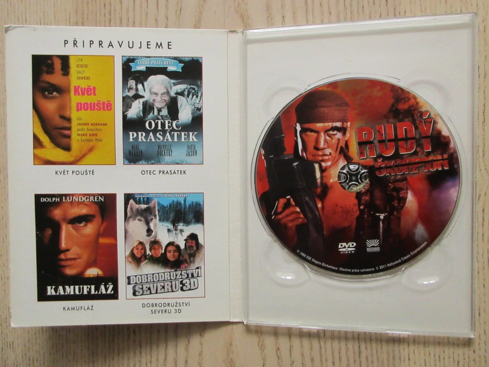 RUDÝ ŠKORPION, D. LUNDGREN, DVD FILM