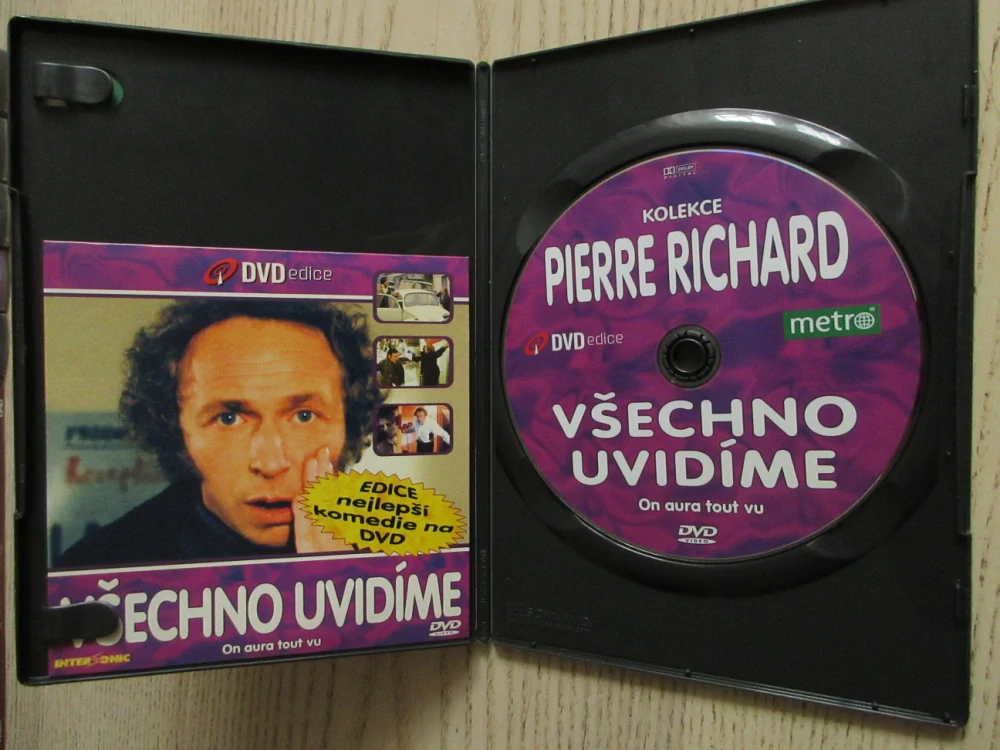VŠECHNO UVIDÍME, 7., P. RICHARD, DVD FILM
