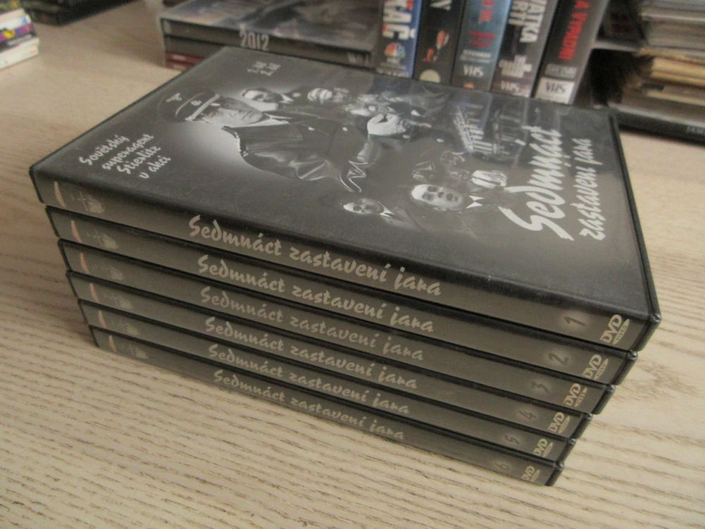 SEDMNÁCT ZASTAVENÍ JARA, DÍL 1-12, DVD FILM VÁLKA