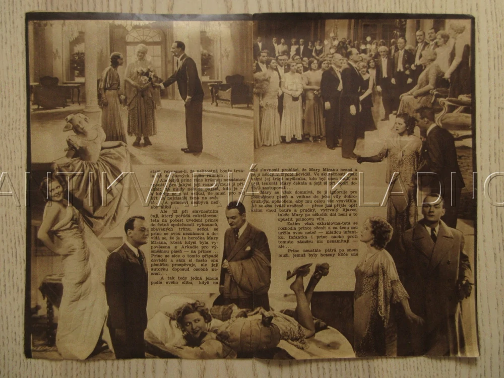 PRINC Z ARKADIE, R: K. HARTL, H. BLEIBTREU, W. FORST, L. HAIDOVÁ, 1932, BIO PROGRAM ZŠ Č. 100