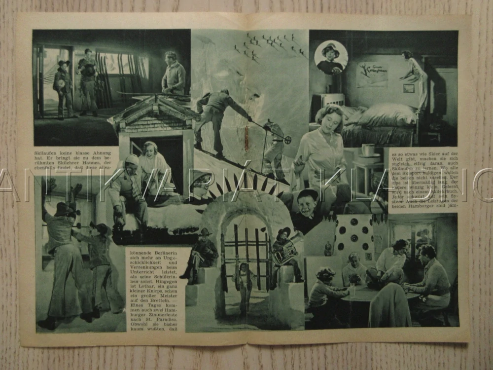 BÍLÉ OPOJENÍ, R: A. FANCK, H. CHNEIDER, L. RIEFENSTAHLOVÁ, NĚMECKY, BIO PROGRAM ZŠ Č. 53, 1932