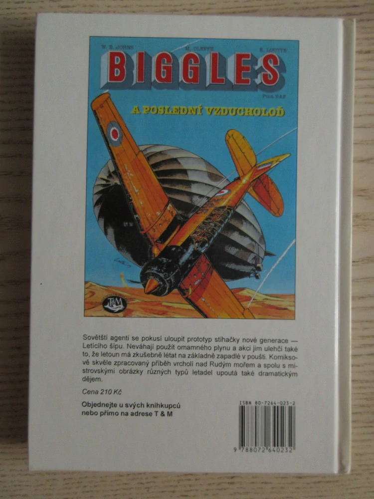 BIGGLES A UNESENÝ CHLAPEC, W. E. JOHNS, LETECTVÍ, **an