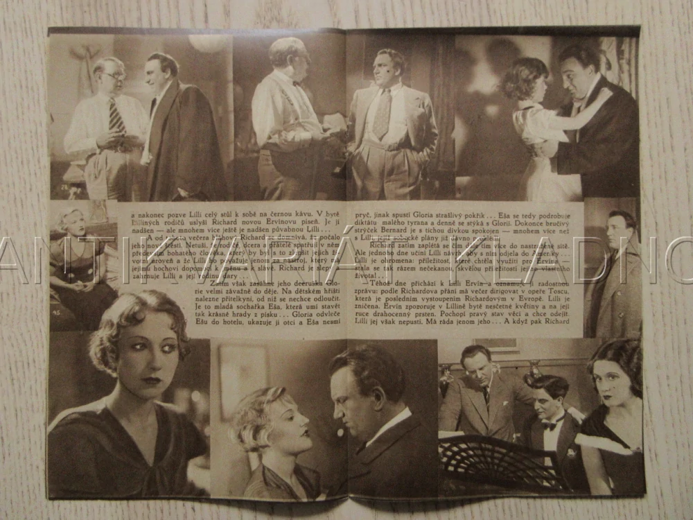 MELODIE LÁSKY, R: G. JACOBY, R. TAUBER, L. DEYERSOVÁ, A. WOHLBRÜCK, BIO PROGRAM ZŠ Č. 97, 1932