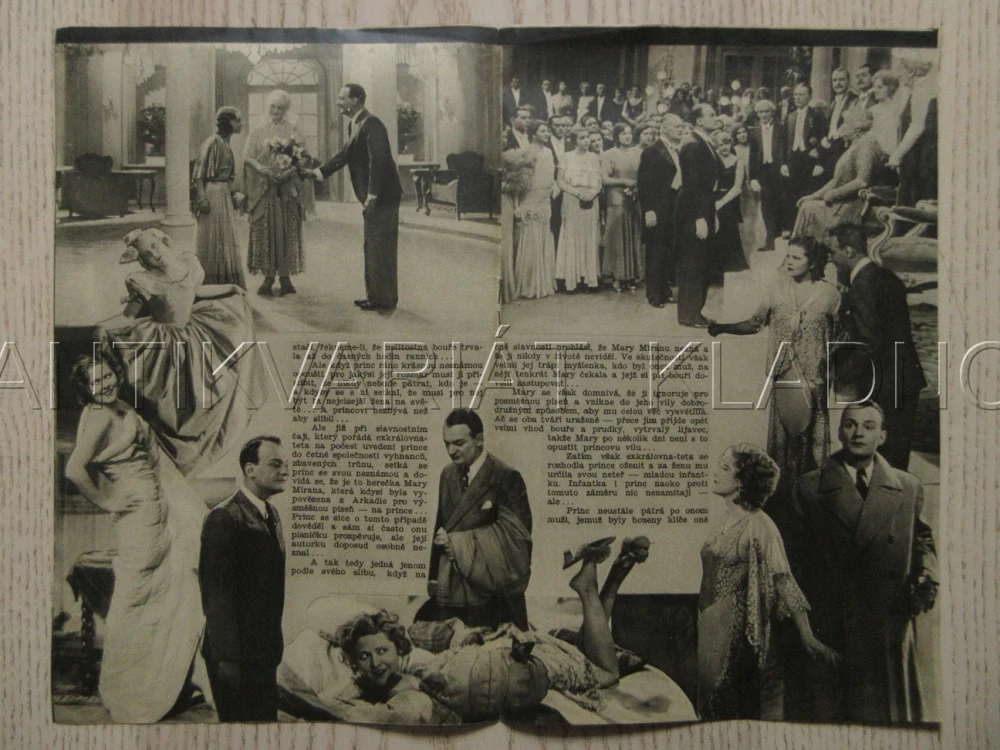 PRINC Z ARKADIE, R: K. HARTL, W. FORST, L. HAIDOVÁ H. BLEIBTREU, BIO PROGRAM ZŠ Č. 100, 1932