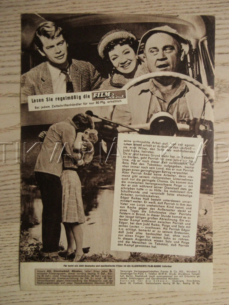 PARRISH, T. DONAHUE, C. COLBERT, K. MALDEN, BIO PROGRAM Č. 5836