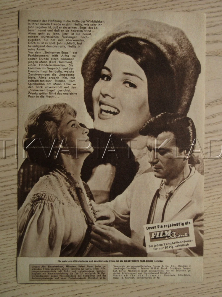 SUMMER AND SMOKE, L. HARVEY, G. PAGE, R. MORENO, BIO PROGRAM Č. 6103