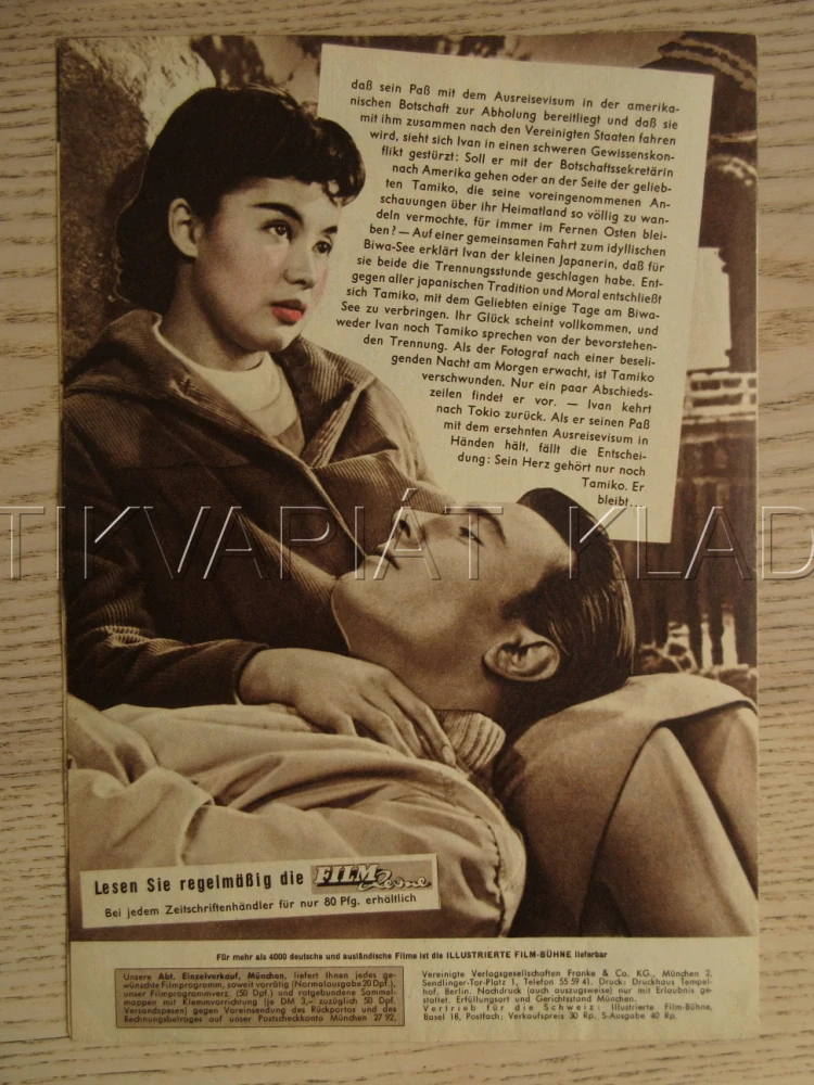 A GIRL NAMED TAMIKO, L. HARVEY, F. NUYEN, M. HYER, BIO PROGRAM Č. 6383