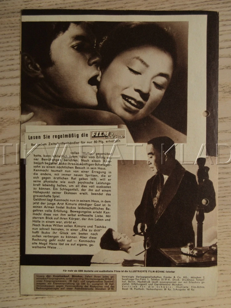 KAGI, M. KJÓ, G. NAKAMURA, J. KANO, BIO PROGRAM Č. 6396