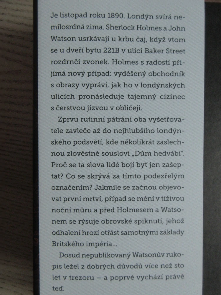DŮM HEDVÁBÍ, ANTHONY HOROWITZ, **an