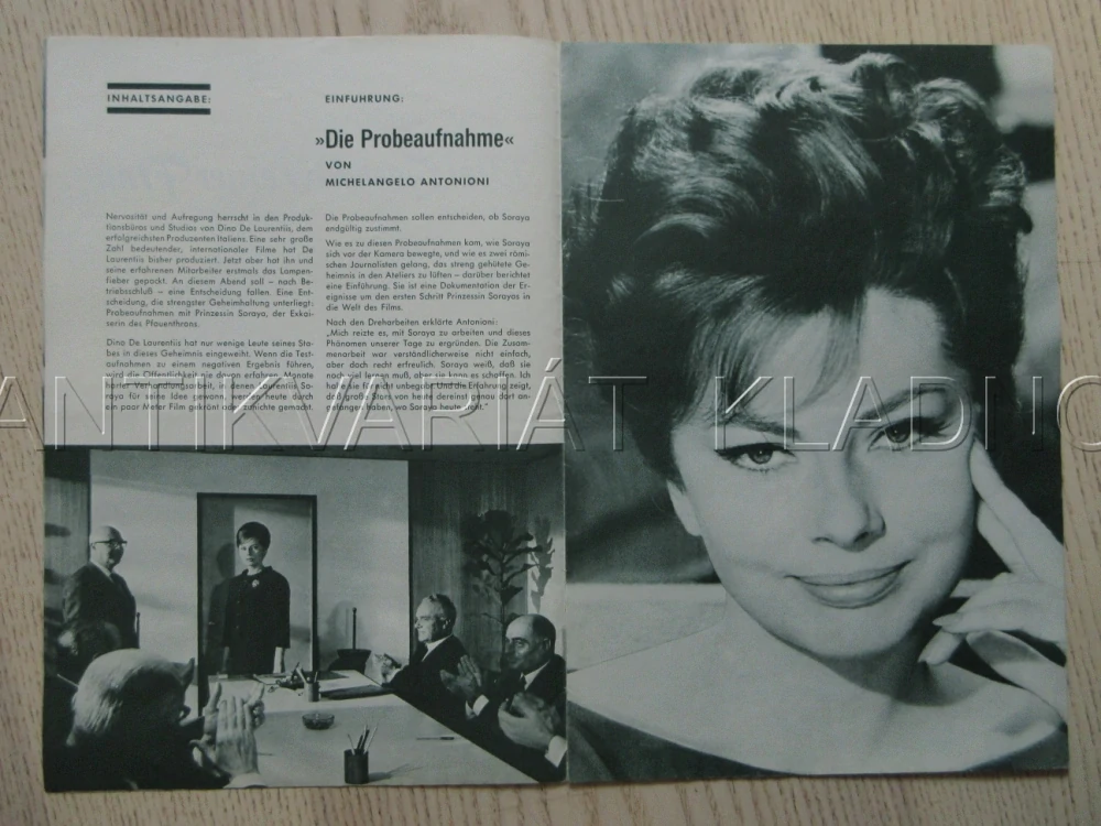 TŘI TVÁŘE, SORAYA, R. HARRIS, A. SORDI, BIO PROGRAM Č. 45