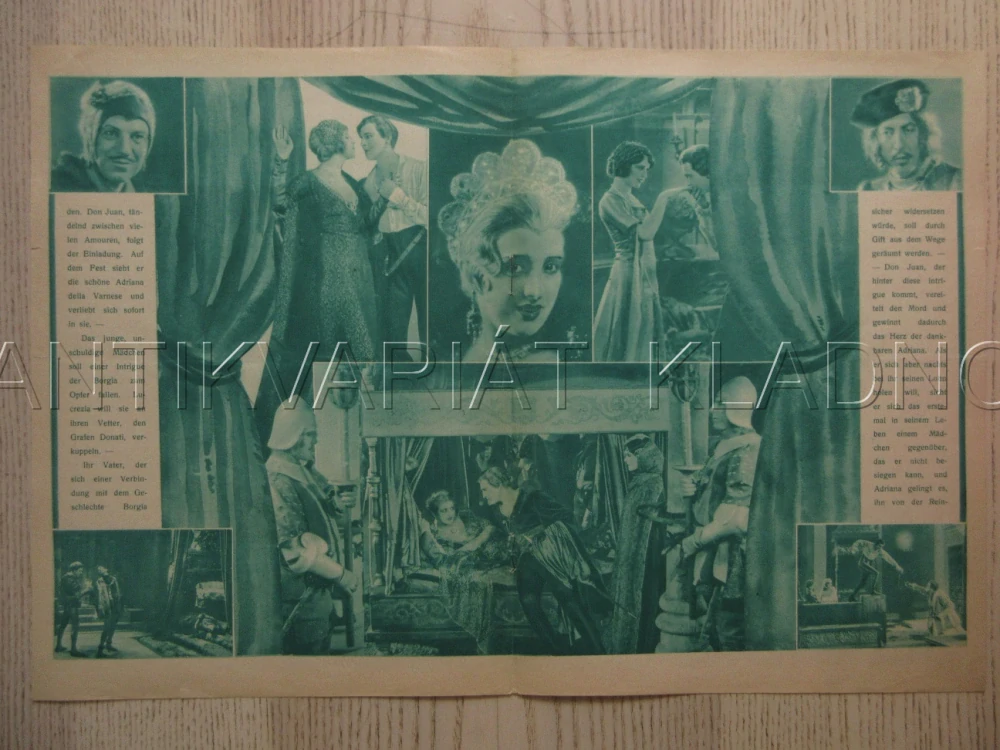 DON JUAN, R: A. CROSLAND, J. BARRYMORE, J. WINTON, FILM KURIER Č. 841
