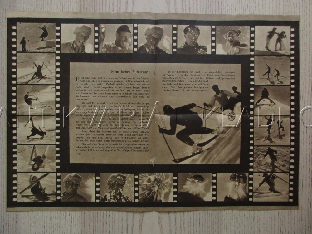 BÍLÍ ĎÁBLOVÉ - HORSKÁ LEGENDA, R: A. FANCK, L. RIEFENSTAHL, W. RIML,, FILM KURIER Č. 1704