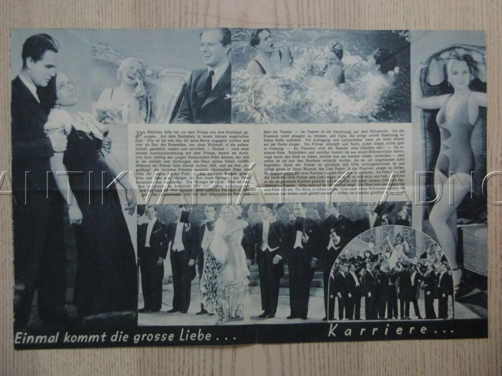 GITTA OBJEVILA SVÉ SRDCE, R: C. FROELICH, G. FRÖHLICH, G. ALPAR, FILM KURIER Č. 1761