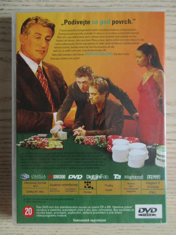 HRÁČI, STALLONE, DVD FILM