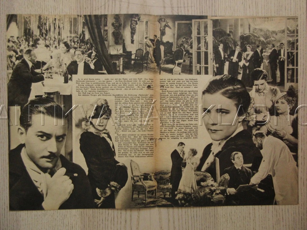 MAŠKARÁDA, R: W. FORST, P. WESSELY, A. WOHLBRÜCK, FILM KURIER Č. 2164