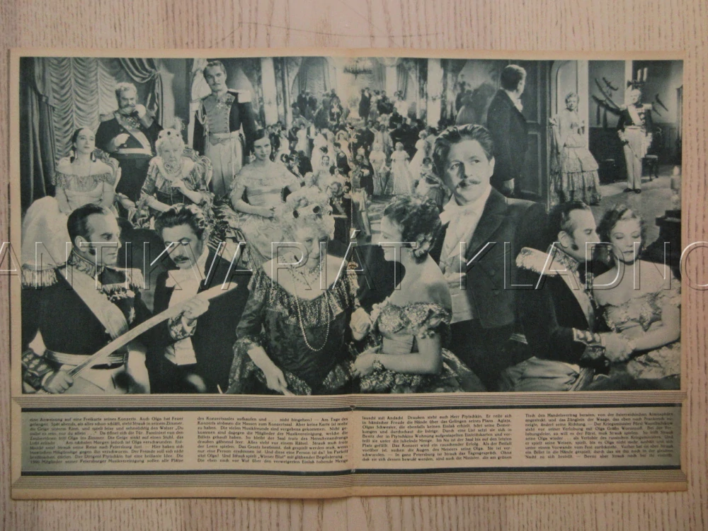 PETERSBURGER NACHTE, R: E. W. EMO, P. HÖRBIGER, T. LINGEN, FILM KURIER Č. 2259
