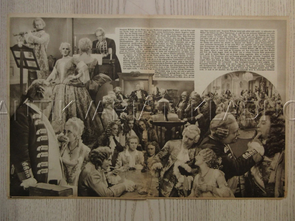 DER ALTE UND DER JUNGE KÖNIG, R: H. STEINHOFF, E. JANNINGS, L. KONSTANTIN, FILM KURIER Č. 2275