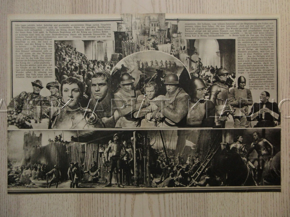 DAS MÄDCHEN JOHANNA, R: G. UCICKY, A. SALLOKER, H. GEORGE, FILM KURIER Č. 2315