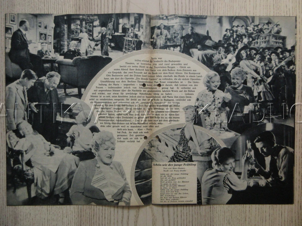 DIE BLONDE CARMEN,R: V. JANSON, M. EGGERTH, L. SLEZAK, FILM KURIER Č. 2331